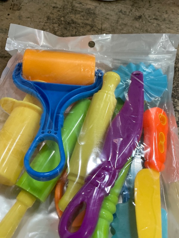 View 2 of 108 PCs Dough and Clay Play Tools Alphanumeric Kit for Kids Ages 4-8
