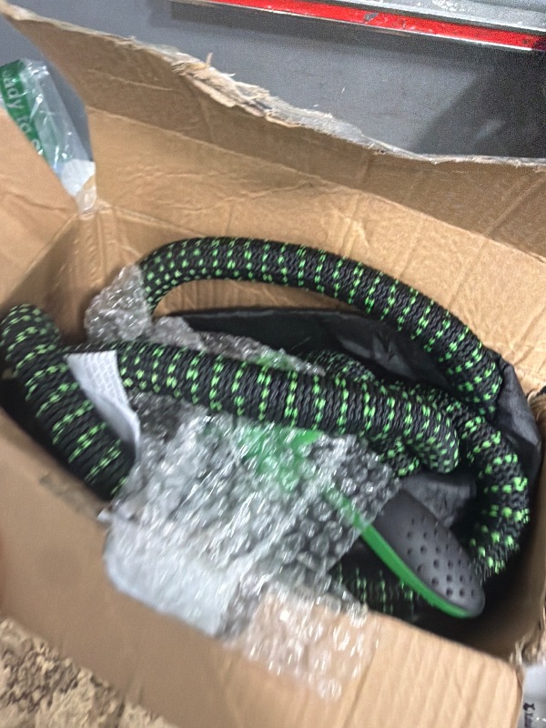 View 3 of 100 ft Expandable Garden Hose - All New 2026 Retractable Water Hose with 3/4" Solid Brass Fittings, Extra Strength Fabric - Flexible Expanding Hose with 10 Pattern Spray Nozzle