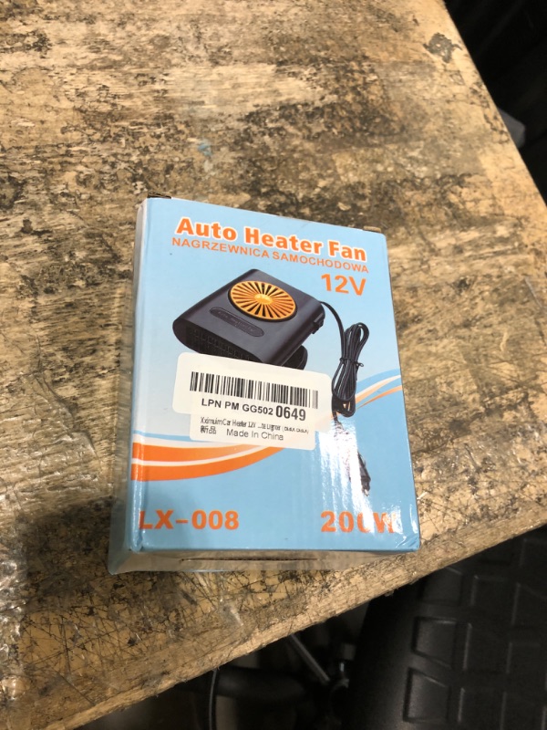 View 2 of 12V 200W Portable Car Heater, 2?in?1 Heating & Cooling Fan