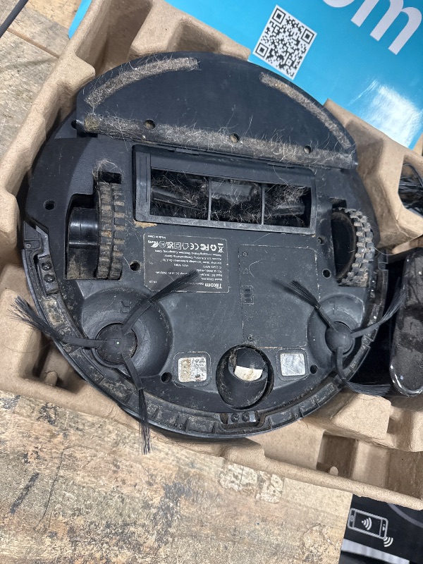 View 5 of **SEE NOTES**Tikom Robot Vacuum and Mop Combo, 5000Pa Robotic Vacuum Cleaner, 150 Min Max, App & Remote Control, Ideal for Hard Floor, Carpet, Pet Hair, Self-Charge(G8000 Max)