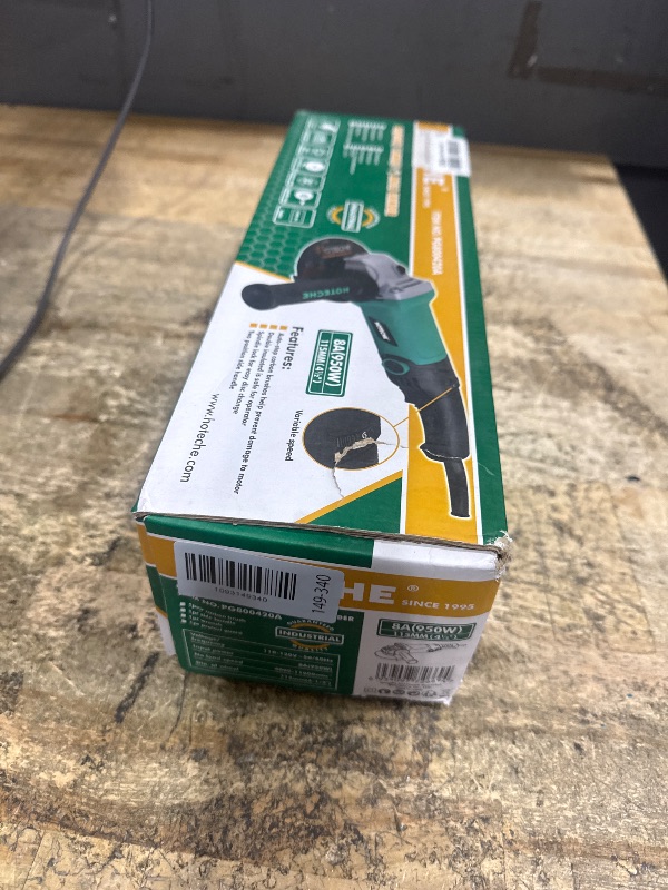 View 2 of ** minor scuffs**Hoteche 4-1/2" Electric Variable Speed Angle Grinder 950w