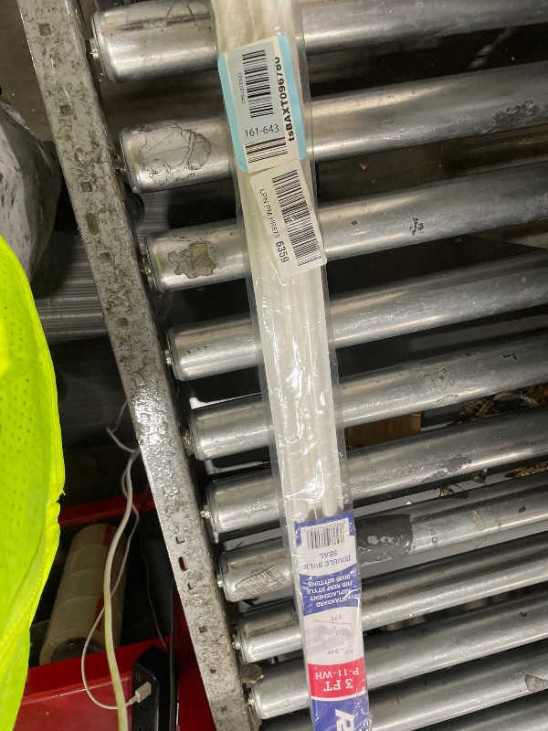 View 2 of 36" Kerf Slide-in Double Bulb Seal Weatherstrip Door Bottom – Durable Seal for Energy Efficiency & Draft Protection (White)