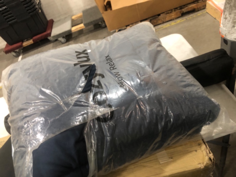 View 2 of (Full comforter only )CozyLux(similar image reference) Queen Comforter Set Navy