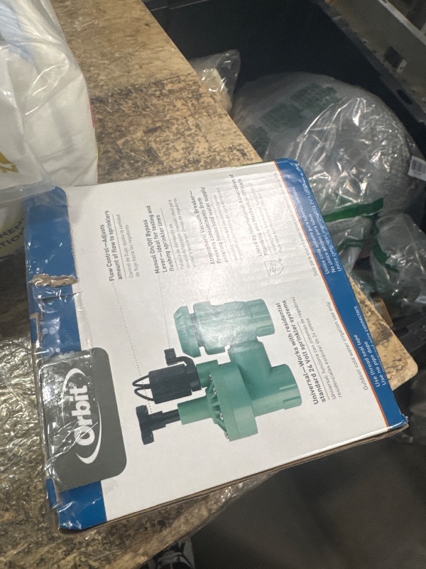 View 2 of 1-Pack Orbit 57623 3/4" FPT 100 Series Anti-Siphon Automatic Sprinkler Valve with Flow Control