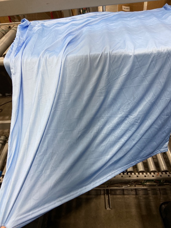 View 1 of 2 Blue Silk Covers, Unknown dimensions