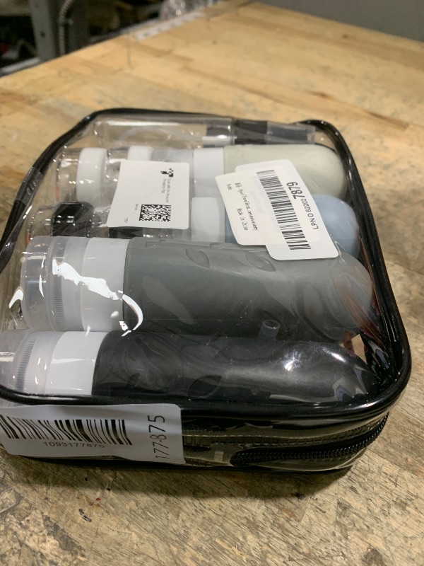 View 2 of 18pack Travel Bottles for Toiletries,TSA Approved Silicone Travel Containers for Toiletries,Leak Proof Refillable Liqus Shampoo And Conditioner travel Essentials toiletry Bottles