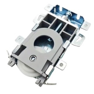 View 1 of 1pc Sliding Door Bottom Wheel Under Mount Cabinet Wardrobe Push Pull Door Pulley Metal cam Roller