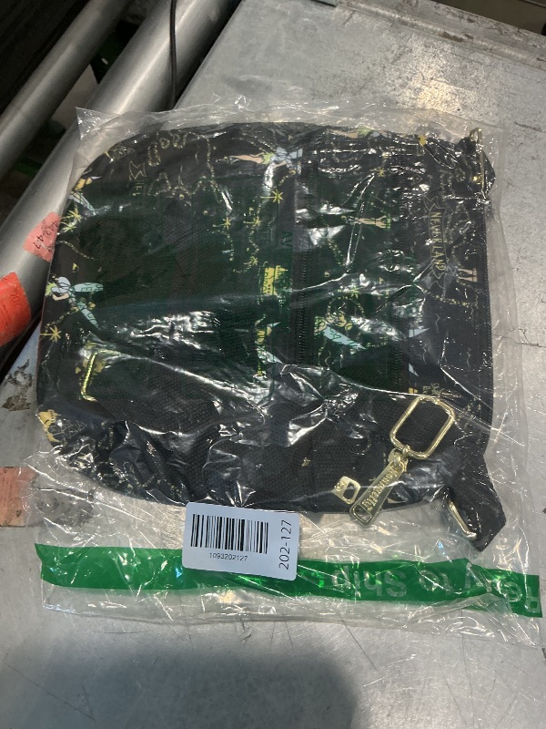 View 2 of [STRAP DAMAGED] Loungefly Disney Tinker Bell Passport Crossbody Bag