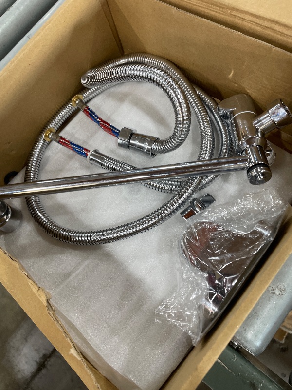 View 3 of 10" Shower Head with Handheld, Rain Shower Head with Filter Combe Set