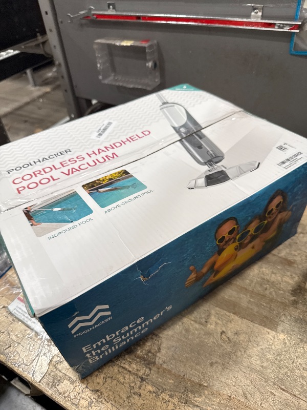 View 2 of **MISSING CORRECT CHARGER** Cordless Pool Vacuum for Above Ground & Inground Pools, Curve-Adaptive Head