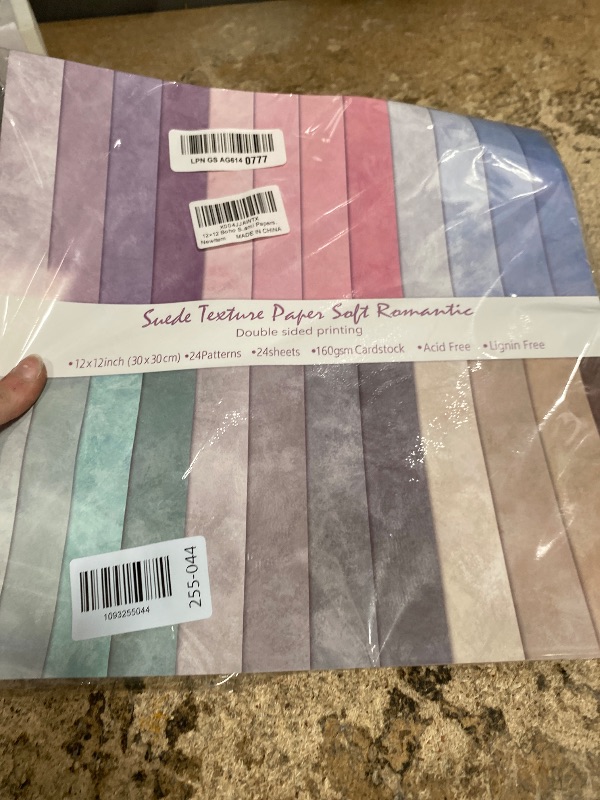 View 2 of 12×12 Boho Scrapbook Paper Vintage Pattern Paper Pad,24 Sheets Double-Sided Bobo Junk Journal Papers Scrapbooking Supplies for Holiday Cardmaking DIY Decorative Papers.