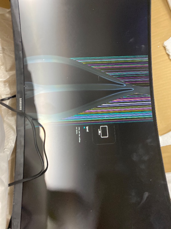 View 3 of ******DAMAGED SCREEN, PARTS ONLY ***** Samsung 34' Odyssey G5 Ultra-Wide Gaming Monitor with 1000R Curved Screen
