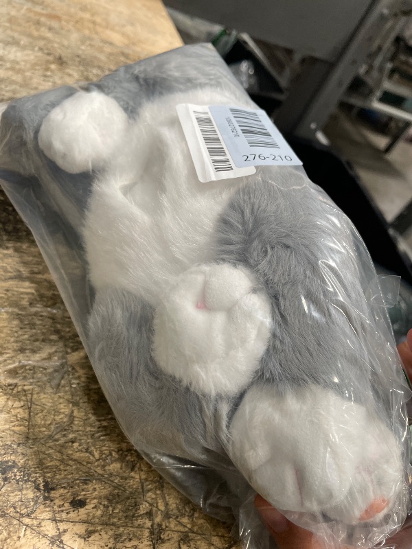 View 2 of 18 Inch Cat Stuffed Animals,Realistic Plush Throw Pillow,Soft Kawaii Kitty Plush Toy Gift for Kids Boys Girls (Gray)