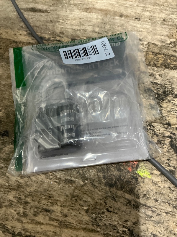 View 2 of *** ONLY 1****    Puroma 4-Digit Combination Padlock - Black