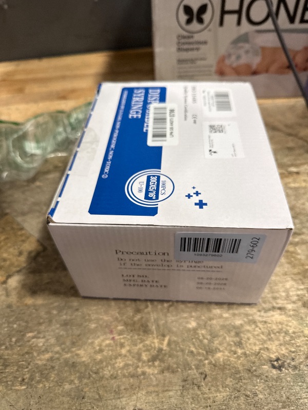 View 2 of 100 PACK U-100 Syringes 30G 5/16" (8mm) 1ml/cc, Disposable Syringe