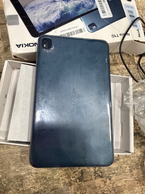 View 5 of ***SEE NOTES***Nokia T10 Tablet 8-Inch HD Display Ocean Blue