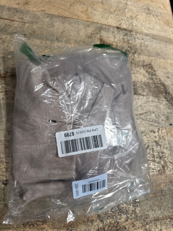 View 3 of ***SEE NOTES **COOFANDY Men's Linen Texture Shirt and Shorts Set XL 