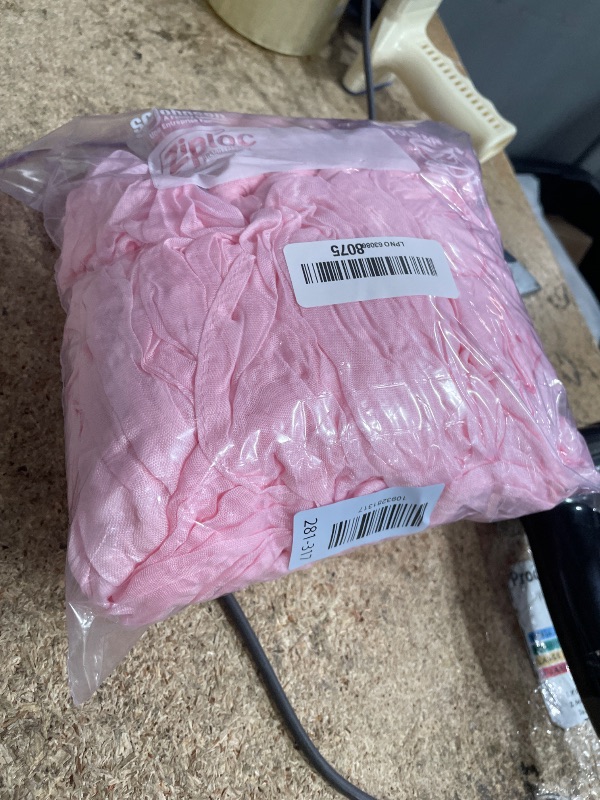 View 2 of 10 Pack Light Pink Cheesecloth Table Runner 17x108 Inch Boho Gauze Cheese Cloth Table Runners for Wedding Party Baby Shower Birthday Home Decor