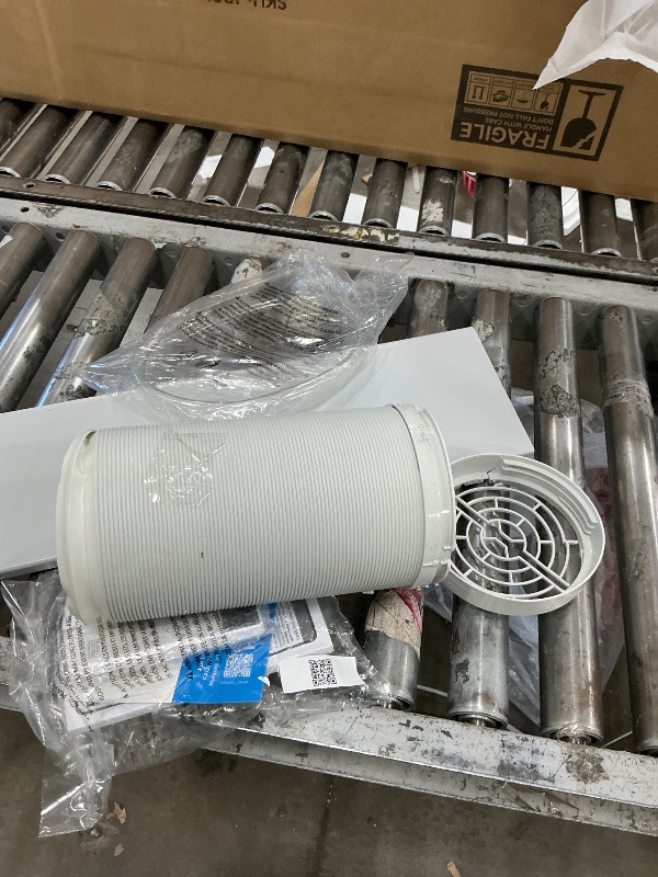 View 3 of **window kit damaged** BLACK+DECKER Smart Portable Air Conditioner, 14,000 BTU, BPACT14WT, White