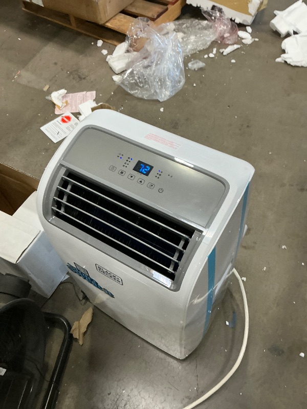 View 4 of **window kit damaged** BLACK+DECKER Smart Portable Air Conditioner, 14,000 BTU, BPACT14WT, White