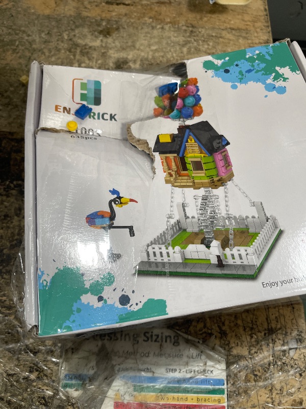 View 2 of **Use for parts only**ENJBRICK Up Balloon House Building Kit
