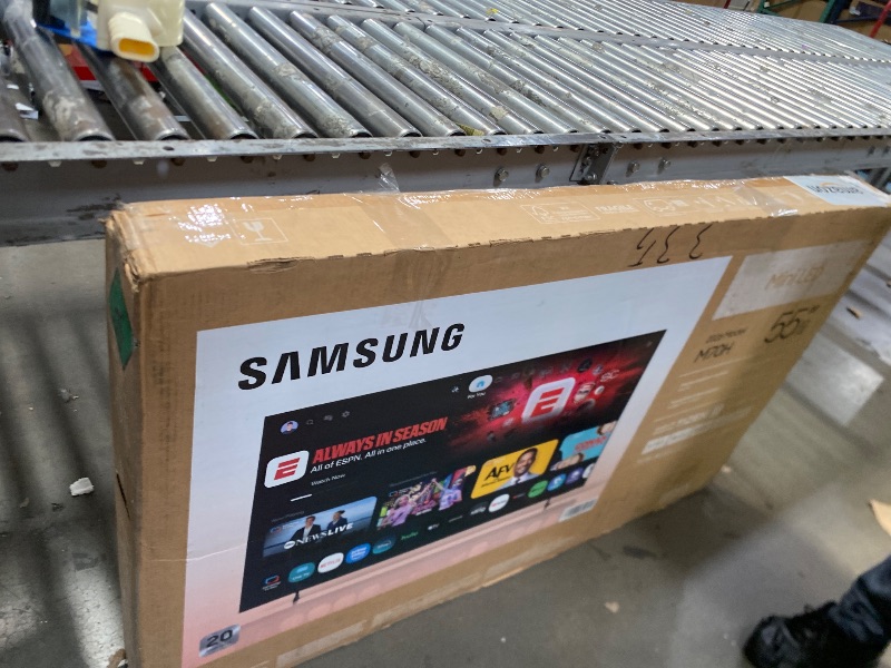 View 2 of ** damaged screen**Samsung 55-Inch Class M70H Series, Mini LED, 4K, Smart TV, 2026 Model** use for parts only**
