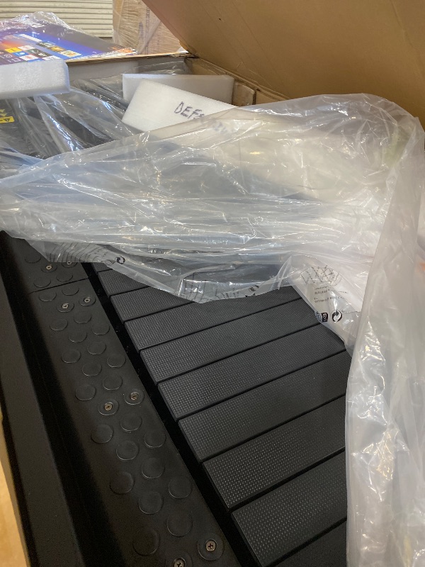 View 3 of **DEFECTIVE** Rongle Manual Treadmill with Curved Belt and LED Display