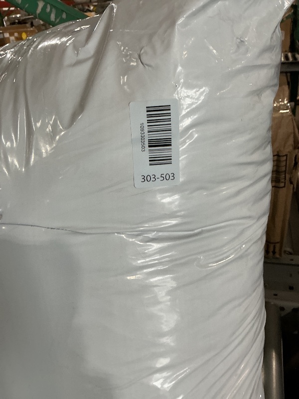 View 2 of ** STOCK PHOTO FOR REFERENCE ONLY Goose Down Fiber Comforter Oversized Queen – Summer Hotel Quality Duvet Insert, High Fill Power, Ultra Soft 100% Cotton, Box-Stitched, Lightweight Luxurious White Cooling Comforter, 98"x 98"