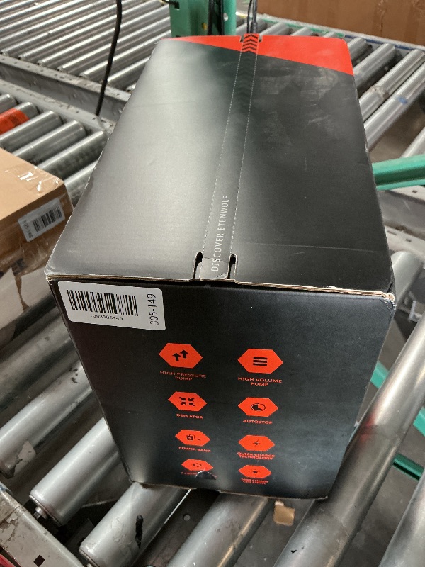 View 2 of *** FACTORY SEALED ***ETENWOLF VORTEX S6 Tire Inflator Portable Air Compressor, Cordless Air Pump