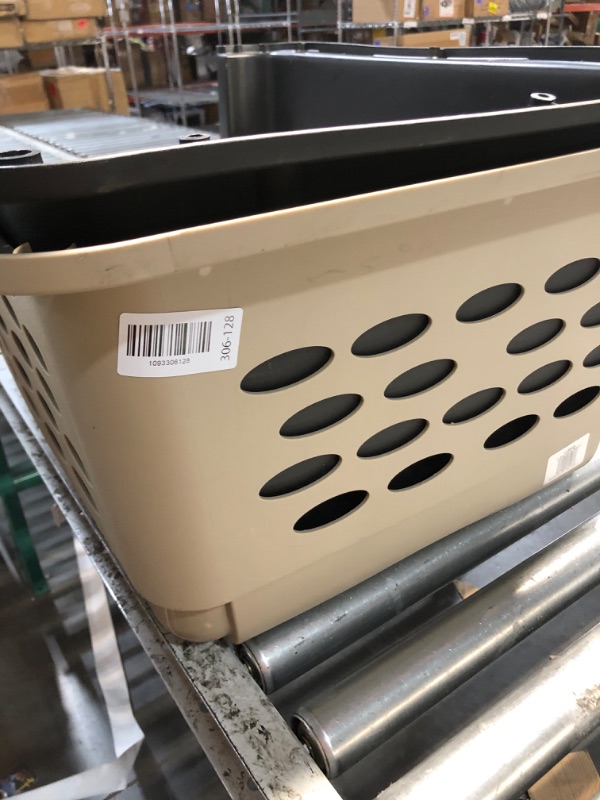 View 2 of *** DAMAGE ON TOP CORNER ***
Petmate Vari Dog Kennel, 32in, Taupe and Black