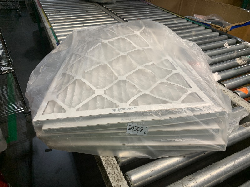 View 2 of *** SLIGHTLY DISTORTED FROM SHIPPING ***
Amazon Basics 20x25x1 Air Filter 6-Pack, MERV 8 AC Furnace Filters, Removes Dust, Electrostatic, Allergen Control (Actual Size: 19.75" x 24.75" x 0.75")