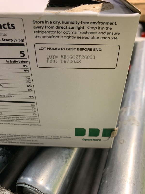 View 4 of *** EXPIRATION DATE 9/2028 ***
Matcha DNA Organic Matcha Powder - XXL 16oz TIN – Matcha Green Tea - USDA Organic Gluten-Free Vegan, Unsweetened No Additives - Everyday Green Macha Powder Tea for Lattes, Smoothies, Baking & Recipes