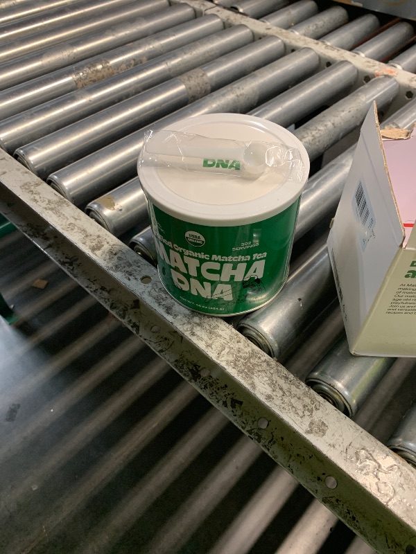 View 3 of *** EXPIRATION DATE 9/2028 ***
Matcha DNA Organic Matcha Powder - XXL 16oz TIN – Matcha Green Tea - USDA Organic Gluten-Free Vegan, Unsweetened No Additives - Everyday Green Macha Powder Tea for Lattes, Smoothies, Baking & Recipes