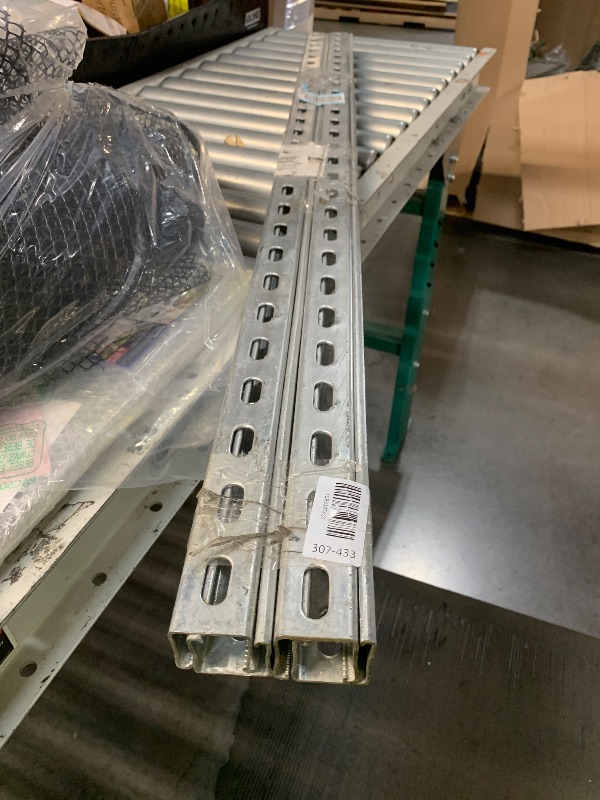 View 2 of *** SET OF 4 ***
MIRO 1-5/8" G90 Galvanized Steel Strut Channel, 24" - Made in USA