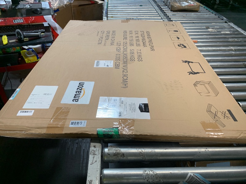 View 2 of *** BACK SIDE HAS PRESSURE DAMAGE FROM BEING SQUISHED IN SHIPPING - SHOWN IN PICTURE ***
Amazon Basics Magnetic Dry Erase Whiteboard, 36 x 48-inch, Aluminum Frame, Silver/White, Easy to Install