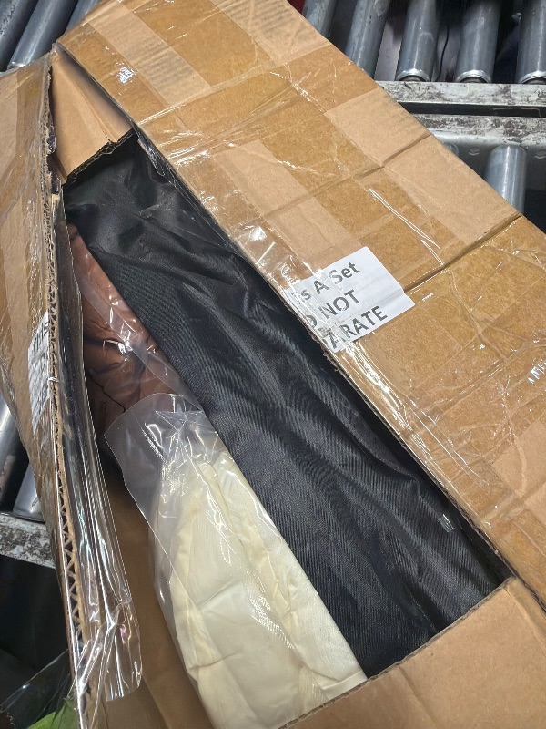 View 3 of *****DAMAGED TABLE , PARTS ONLY ************* Geetery 10 Pcs Picnic Set, 59" x 20" Folding Low Picnic Table with 91'' x 71'' Large Outdoor Boho Picnics Blanket, Tablecover Runner and 6 Pillows Cushions for Camping Wedding Beach (Round,Brown)