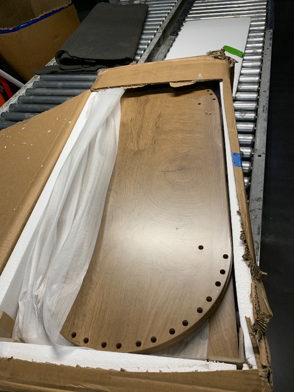 View 2 of ***FACTORY SEALED OPENED FOR INSPECTION***
Lecafur HL 70.9" Oval Dining Table 6 Seater, Modern Kitchen Table, Brown