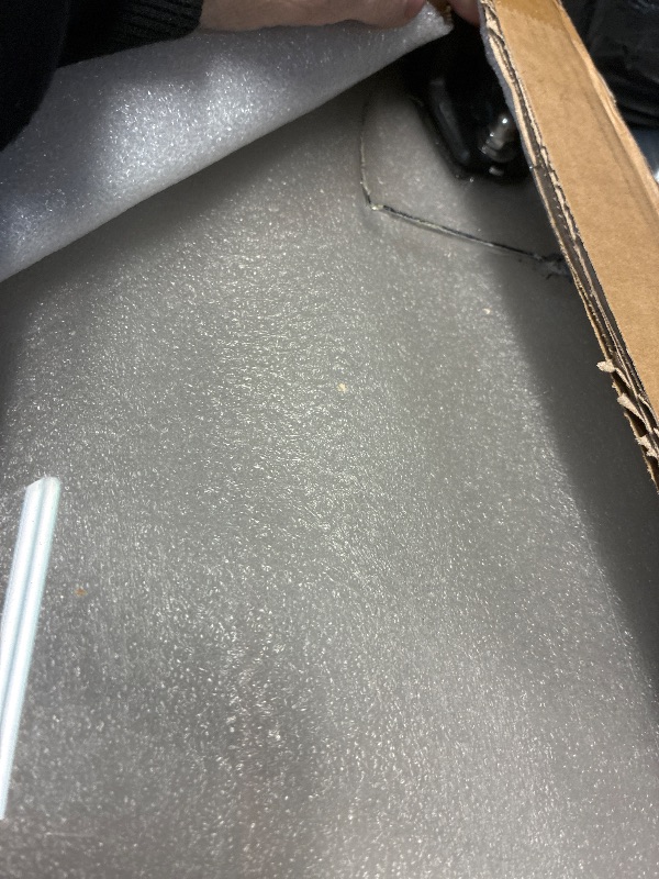 View 2 of ***cracked  around hinge****5MM PC Tinted Golf Cart Windshield for EZGO RXV 2008-Up, Heavy Duty Hinges