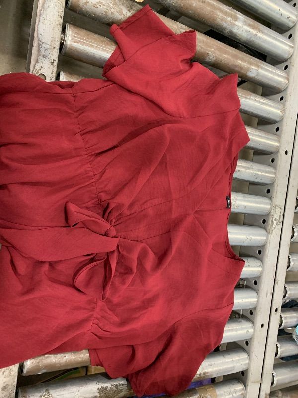 View 3 of ***STOCK PHOTO MAY VARY ***SCOMCHIC Women's Plus Size Burgundy Formal Dress SIZE 2XL