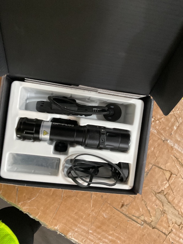 View 3 of GOPLANT Tactical Flashlight with Laser Combo