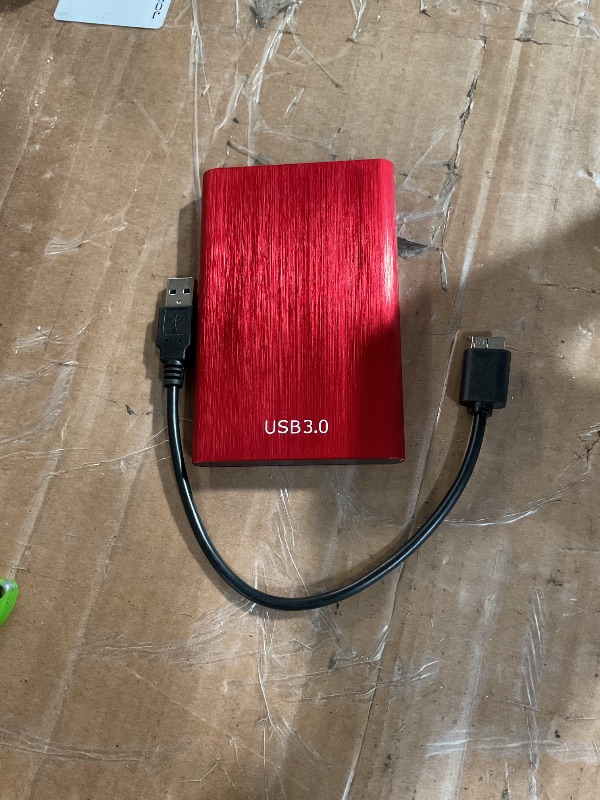 View 1 of ***STOCK IMAGE FOR REFERENCE***
External Hard Drive,Hard Drive 1TB 2TB Portable Slim External Hard Drive Compatible with PC Laptop and Mac(2TB Red)
