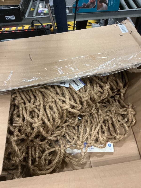 View 3 of Cingfanlu Climbing Safety Net 10mm Jute Rope