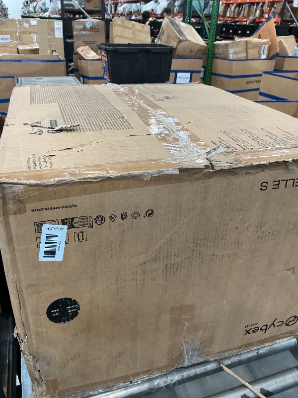 View 2 of Cybex e-Gazelle S Single to Double Electric Baby Stroller - Black/Black