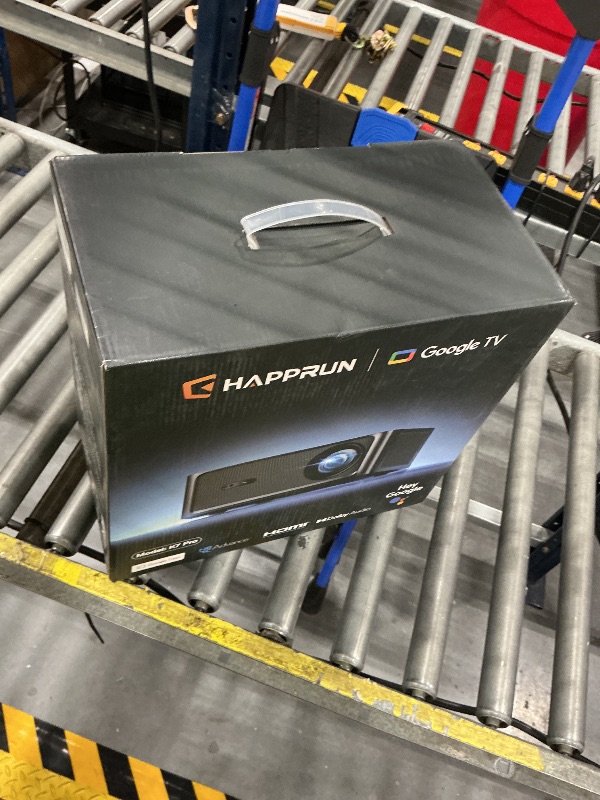 View 2 of HAPPRUN 3000 ANSI Lumens Smart Projector with Google TV