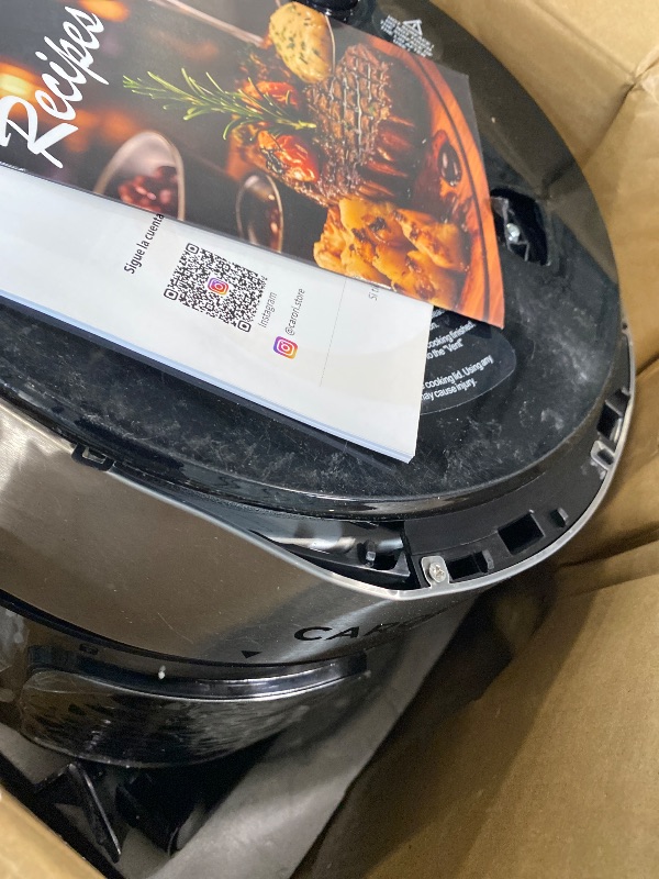 View 3 of [SOLD FOR PARTS] CARORI 8Qt Electric Pressure Cooker, 9-in-1 Multifunction, IMD Touchscreen, Non-Stick Pot. 1200W for Instant Feast. Olla de Presion (Ollas). Safe Venting.Rice,Slow,Steamer, Sauté, Warmer, Silver