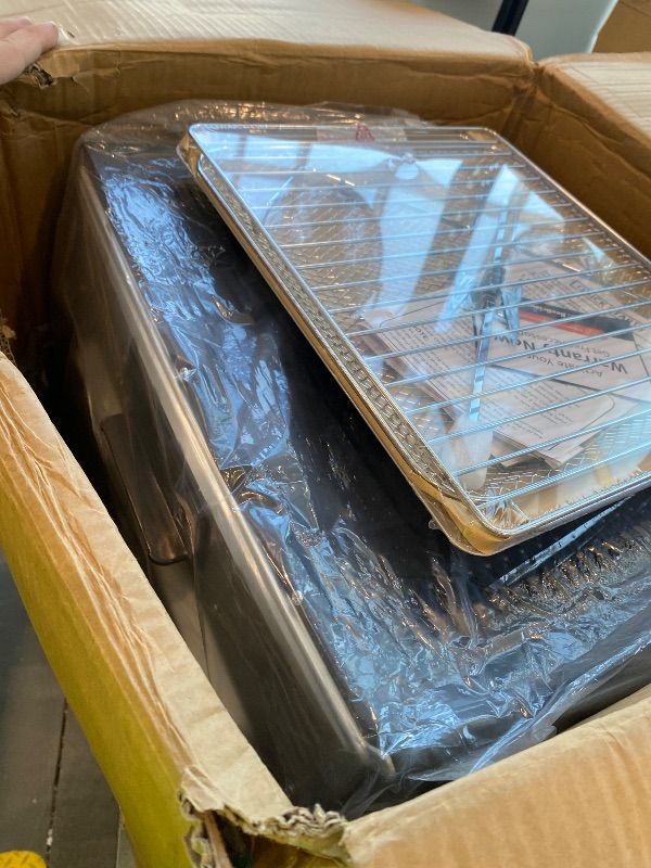 View 4 of [Missing Key Pieces also dented] Beelicious 32QT Air Fryer Toaster Oven Combo