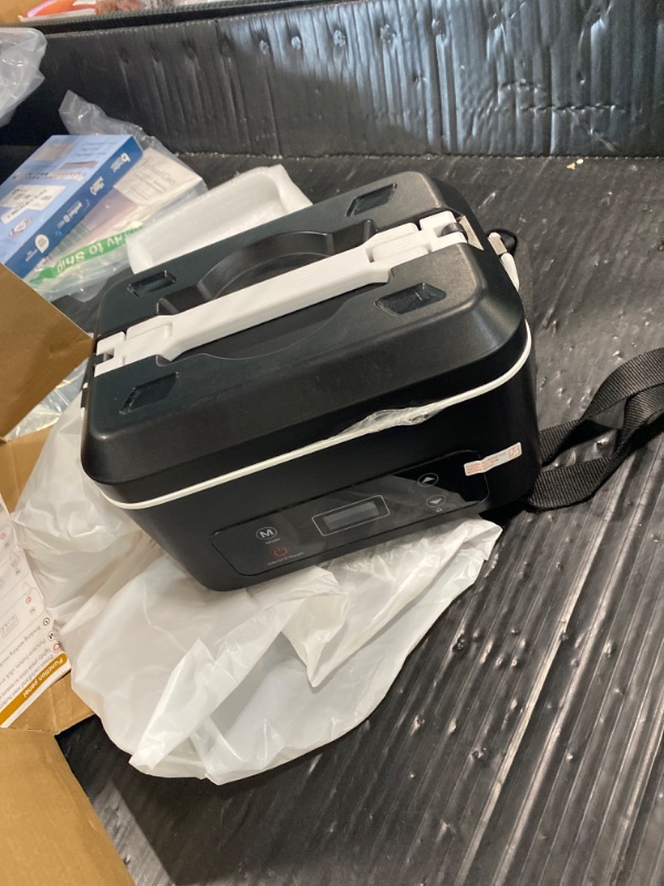 View 3 of [SODL FOR PARTS] SNIFITAR Heated Lunch Box Battery Powered 1.3L Black/White