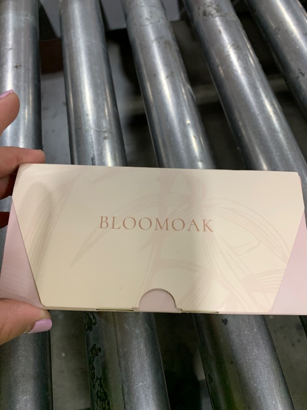 View 2 of Bloomoak Rose Migraine Glasses, Titanium Round Frame, Blush Gold