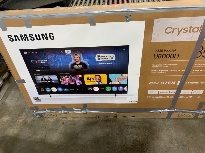 Photo 1 of (PARTS ONLY)--------------------Samsung 85-Inch Class U8000H Series Crystal UHD, 4K, Smart TV, 2026 Model