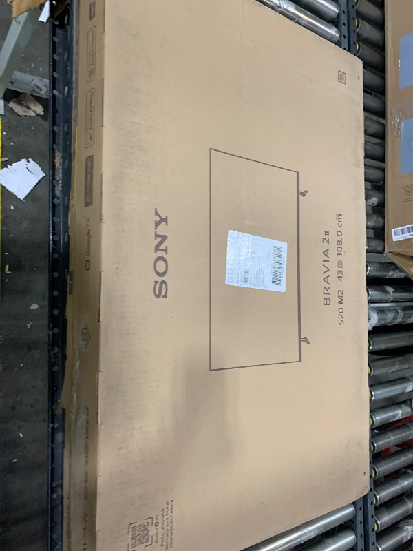 Photo 1 of Sony 43" BRAVIA LED 4K HDR Google TV